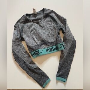 Gymshark seamless long sleeve crop top
